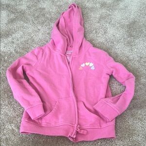 Jumping Beans Pink Zip-Up Hoodie Sweatshirt